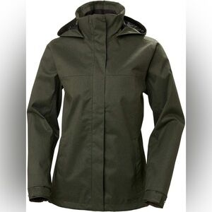 Helly Hansen Olive Utility Rainshell Jacket
